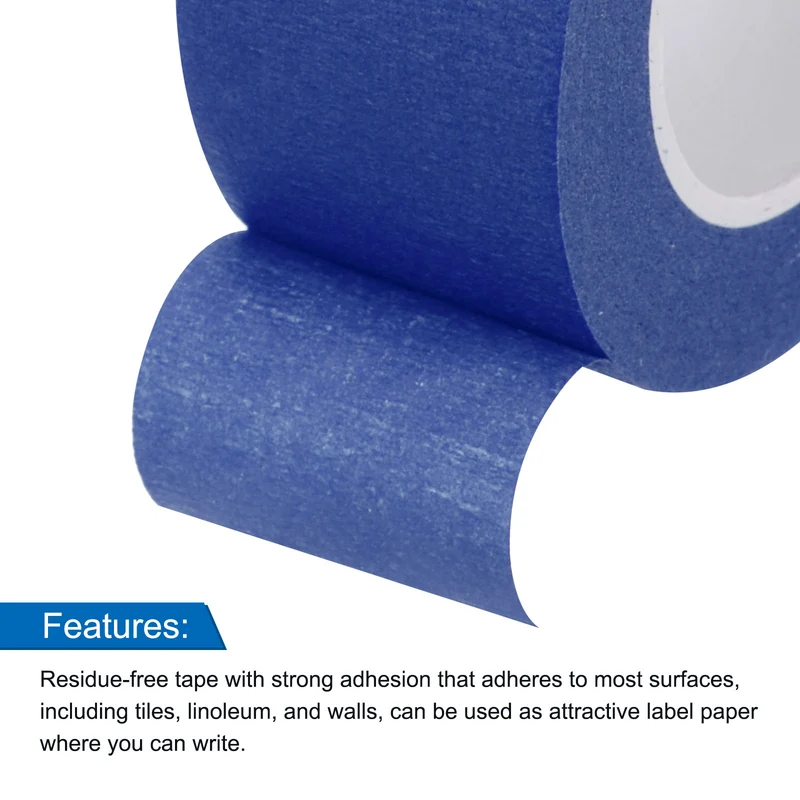 8 Pcs 1 Inch Wide 14 Yards Dark Blue Masking Tape Painters Tape Rolls