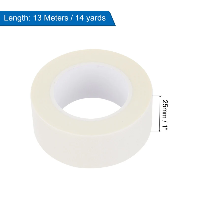 8 Pcs 1 Inch Wide 14 Yards White Masking Tape Painters Tape Rolls