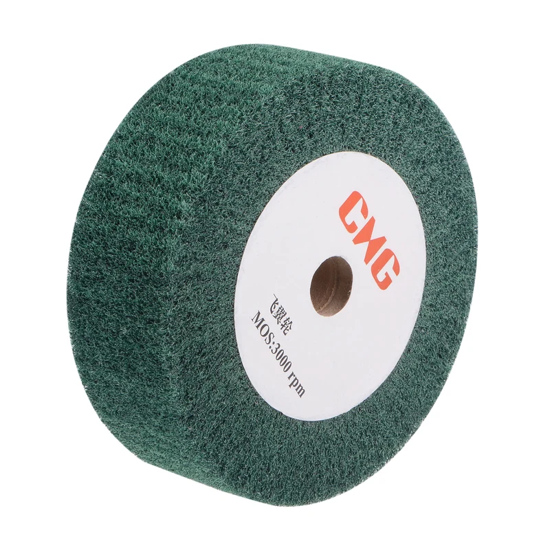 150mmx50mm 240 Grit Non-Woven Nylon Wire Drawing Abrasive Polishing Flap Wheel