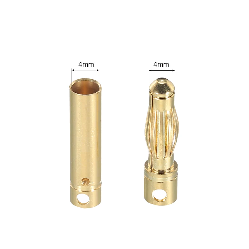 20 Pairs Banana Plugs Connector 4mm Male Female Banana Plug for Speaker Wire