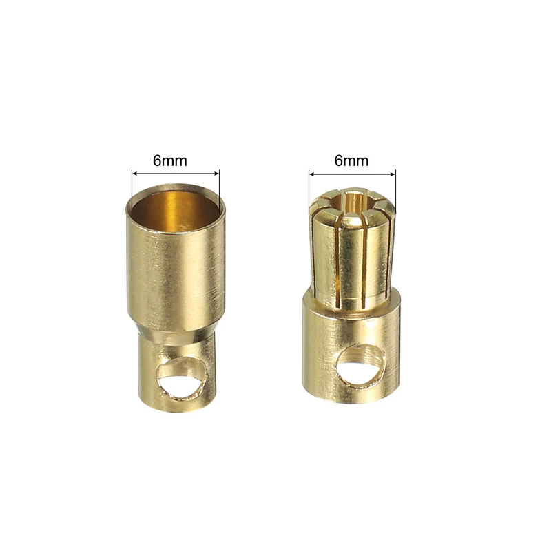 20 Pairs Banana Plugs Connector 6mm Male Female Banana Plug for Speaker Wire