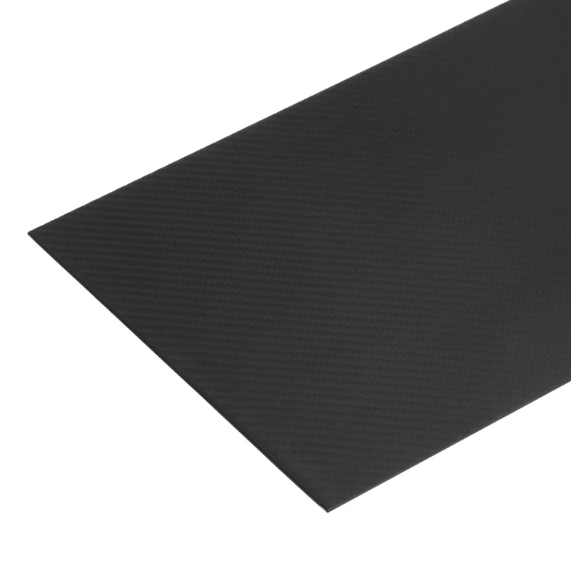 1 Pcs Carbon Fiber Sheet 400x250x1.5mm Glossy Surface Pultruded Flat Carbon Fiber Board Plate Plain Weave Panel Sheet for Kites RC Airplane