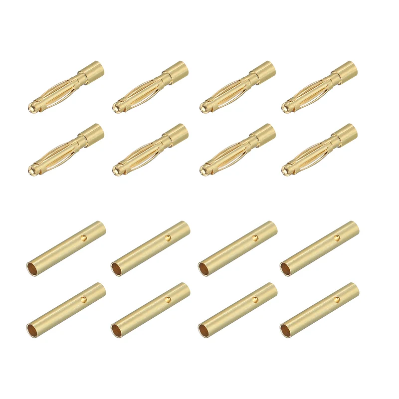 8 Pairs Banana Plugs Connector 2mm Male Female Banana Plug for Speaker Wire