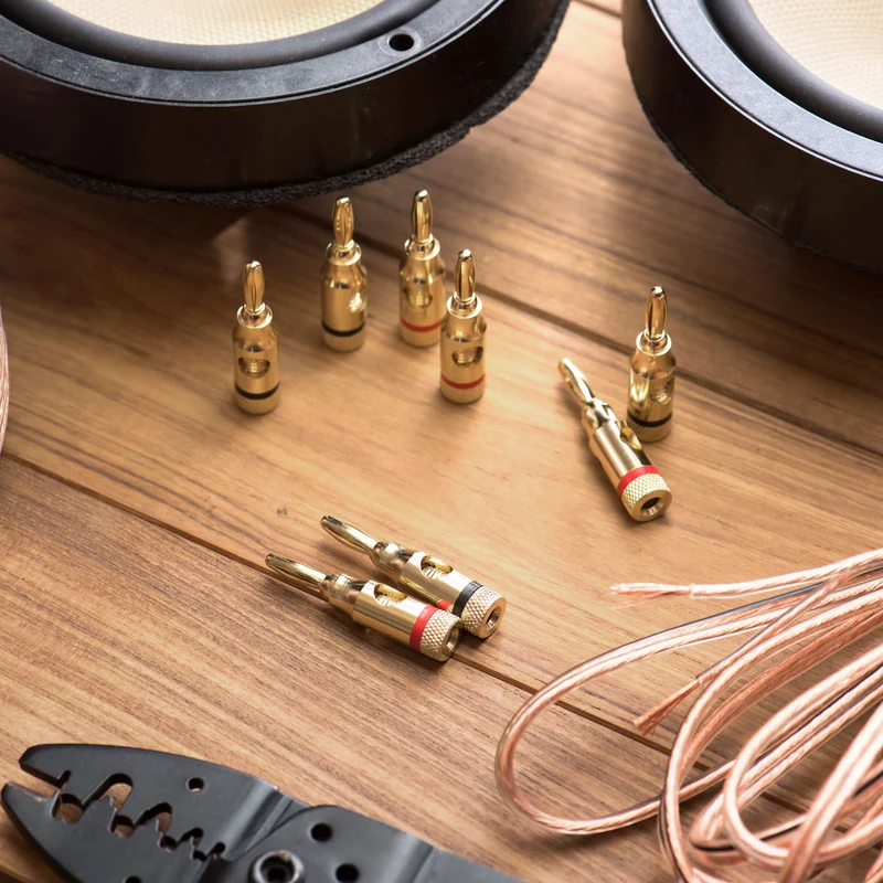 10 Pairs Banana Plugs Connector 5.5mm Male Female Banana Plugs for Speaker Wire