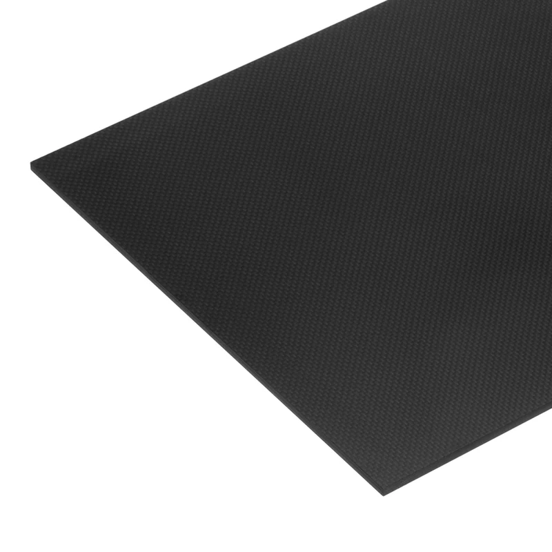 1 Pcs Carbon Fiber Sheet 240x240x4mm Glossy Surface Plain Weave Panel Sheet