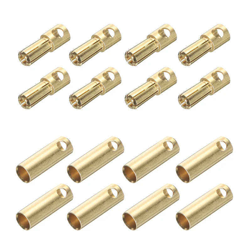 8 Pairs Banana Plugs Connector 5mm Male Female Banana Plug for Speaker Wire