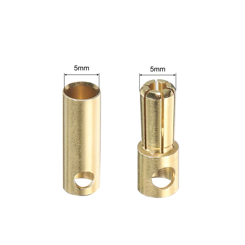 8 Pairs Banana Plugs Connector 5mm Male Female Banana Plug for Speaker Wire