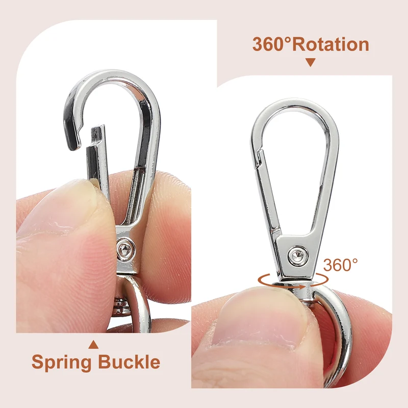2Pcs 16" Purse Chain Strap Iron Bag Strap Replacement for Handbag Clutch Silver