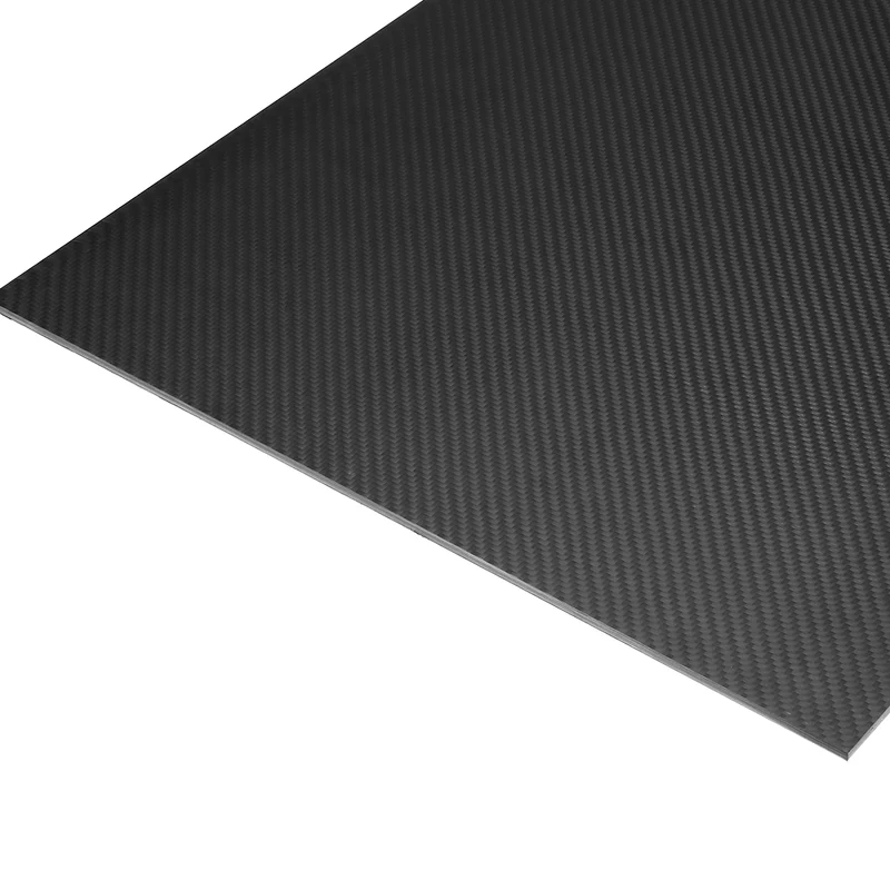 1 Pcs Carbon Fiber Sheet 400x400x0.5mm Matte Finish Plain Weave Panel Sheet