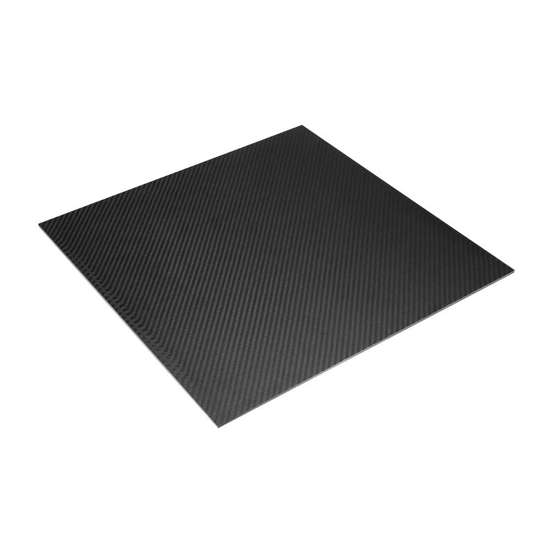 1 Pcs Carbon Fiber Sheet 400x400x0.5mm Matte Finish Plain Weave Panel Sheet