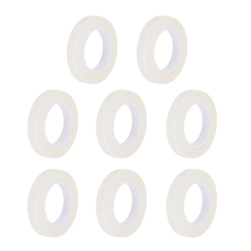8 Pcs 0.4 Inch Wide 14 Yards White Masking Tape Painters Tape Rolls