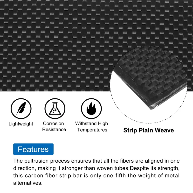 1 Pcs Carbon Fiber Sheet 400x400x3mm Glossy Surface Plain Weave Panel Sheet