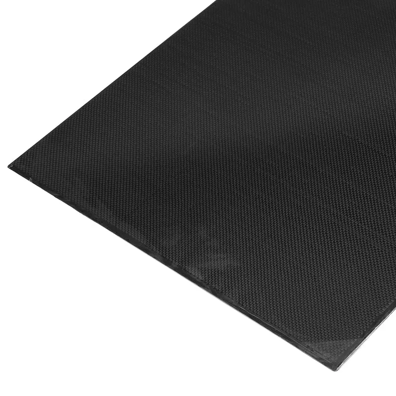 1 Pcs Carbon Fiber Sheet 400x400x6mm Glossy Surface Plain Weave Panel Sheet