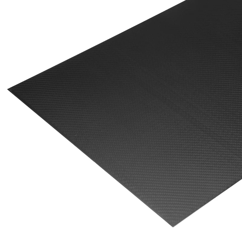 1 Pcs Carbon Fiber Sheet 500x400x0.5mm Matte Finish Plain Weave Panel Sheet