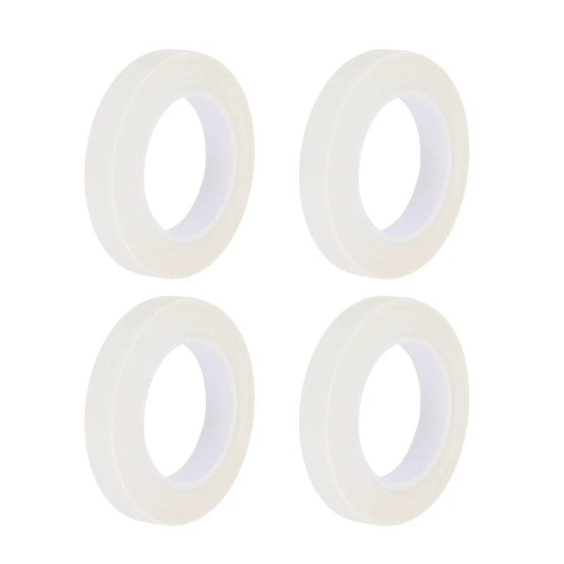 4 Pcs 0.4 Inch Wide 14 Yards White Masking Tape Painters Tape Rolls