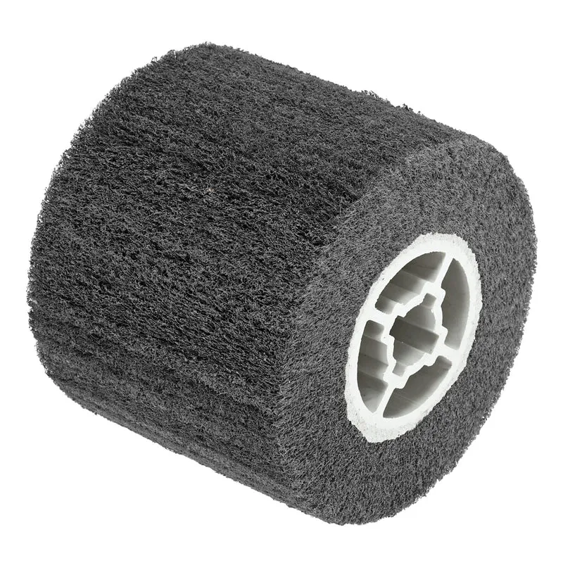 120x100mm 800 Grit Non-Woven Wire Drawing Abrasive Polishing Wheel Gray