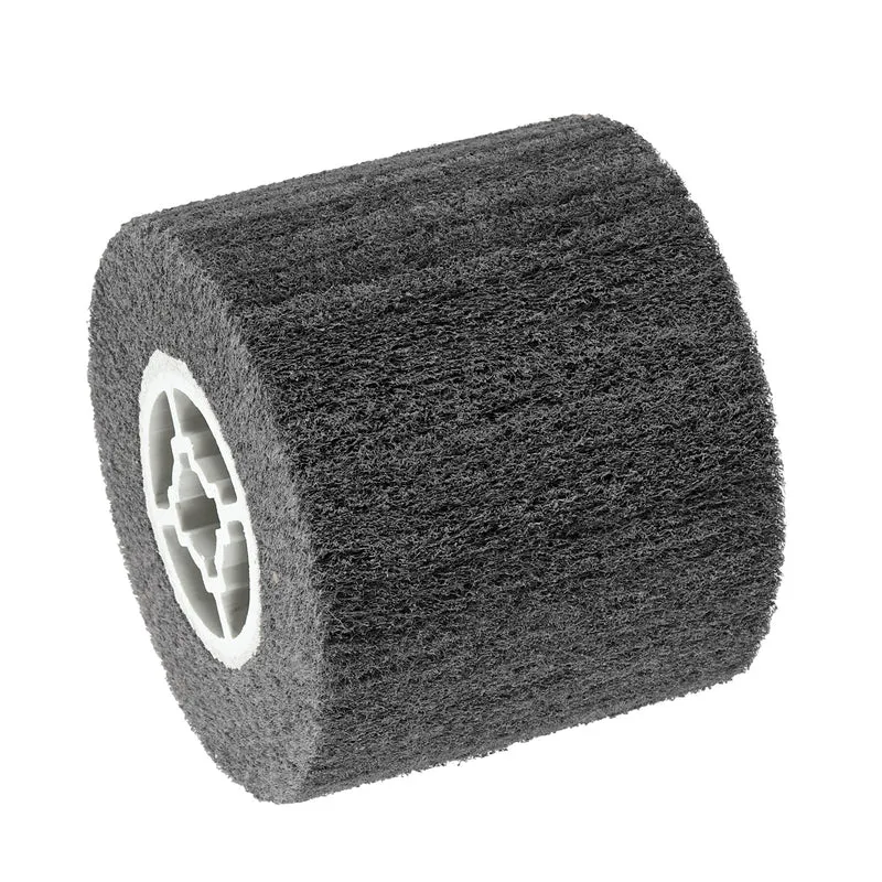 120x100mm 800 Grit Non-Woven Wire Drawing Abrasive Polishing Wheel Gray