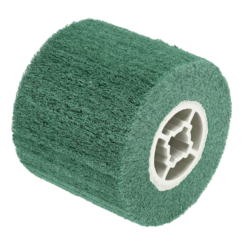 120x100mm 800 Grit Non-Woven Wire Drawing Abrasive Polishing Wheel Green