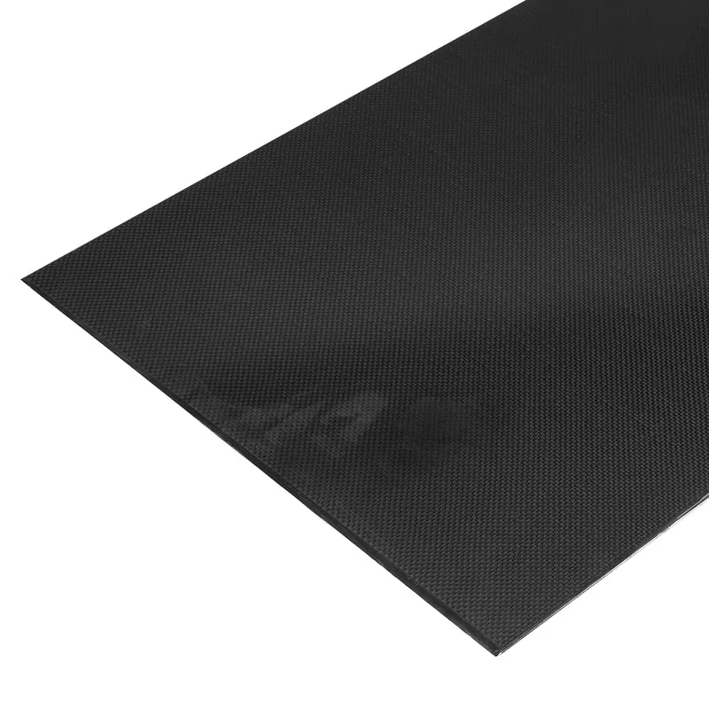 1 Pcs Carbon Fiber Sheet 500x400x2mm Glossy Surface Plain Weave Panel Sheet