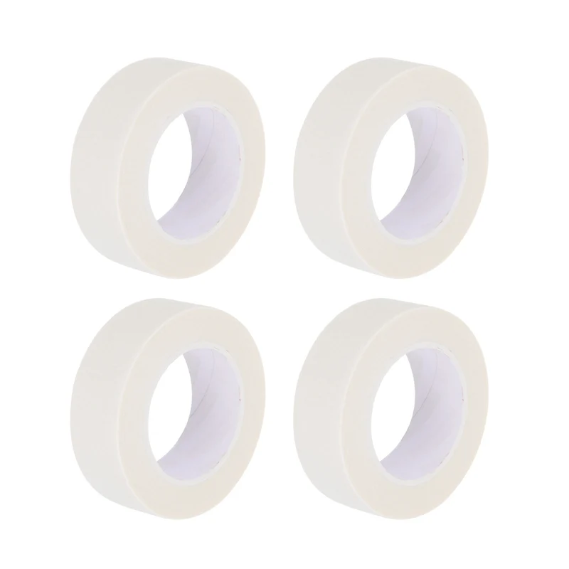 4 Pcs 0.8 Inch Wide 14 Yards White Masking Tape Painters Tape Rolls