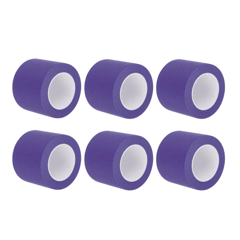 6 Pcs 2 Inch Wide 14 Yards Purple Masking Tape Painters Tape Rolls