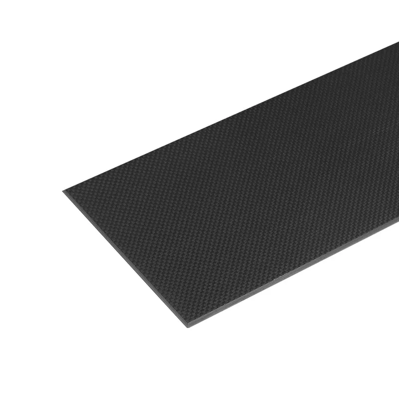 1 Pcs Carbon Fiber Sheet 250×100×4.5mm Glossy Surface Plain Weave Panel Sheet