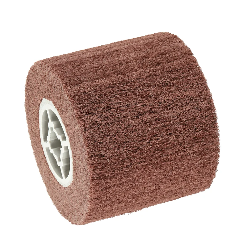 120x100mm 800 Grit Non-Woven Wire Drawing Abrasive Polishing Wheel Red
