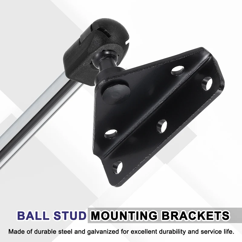 5.08mm Ball Stud Mounting Bracket,Steel Gas Strut Mount,2Set Black