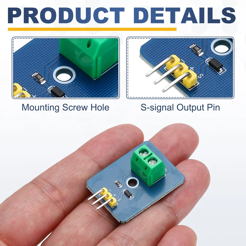 2Pcs Piezoelectric Sensor Module with Jump Wire, 3.3V/5V