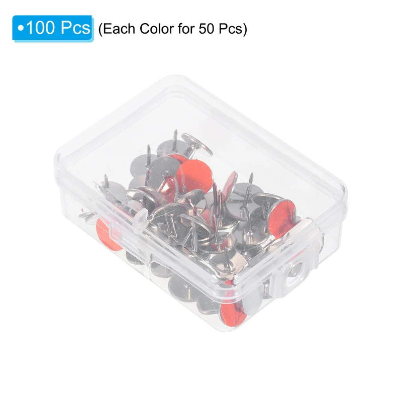 Reflective Tack, 100 Pcs Trail Marking Tacks Metal Hiking Markers Glow Tacks for Hiking, Hunting, Camping, Multicolor
