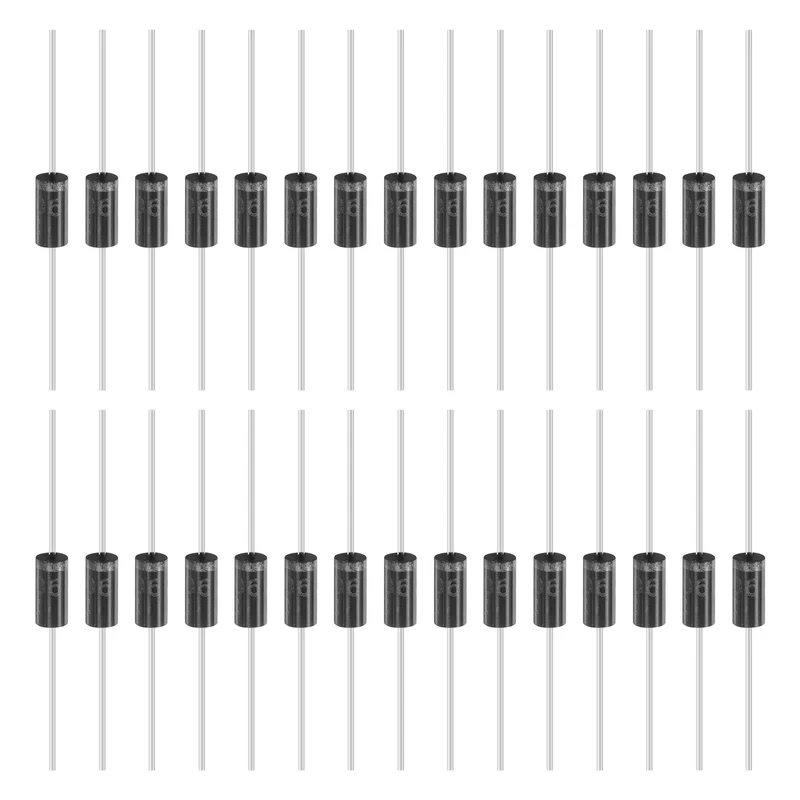 30 Pcs 1N4006 Rectifier Diode, 1A 800V DO-41 Electronic Silicon Diodes