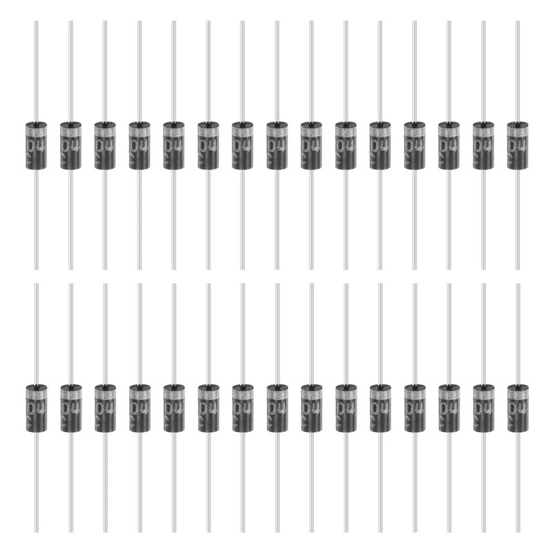 30 Pcs 1N4004 Rectifier Diode, 1A 400V DO-41 Electronic Silicon Diodes