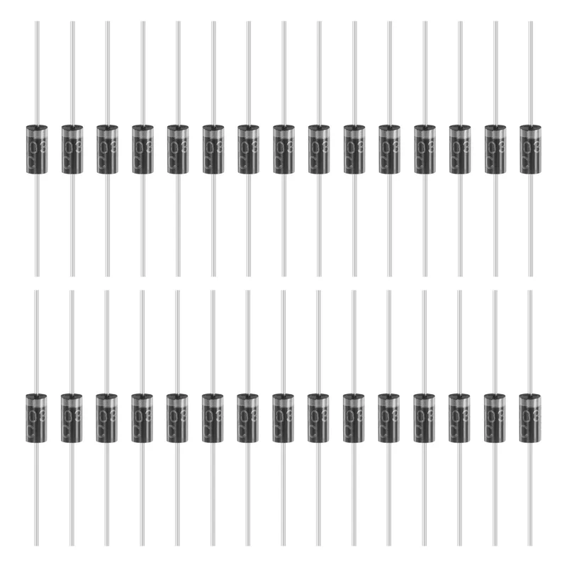 30 Pcs 1N4003 Rectifier Diode, 1A 200V DO-41 Electronic Silicon Diodes