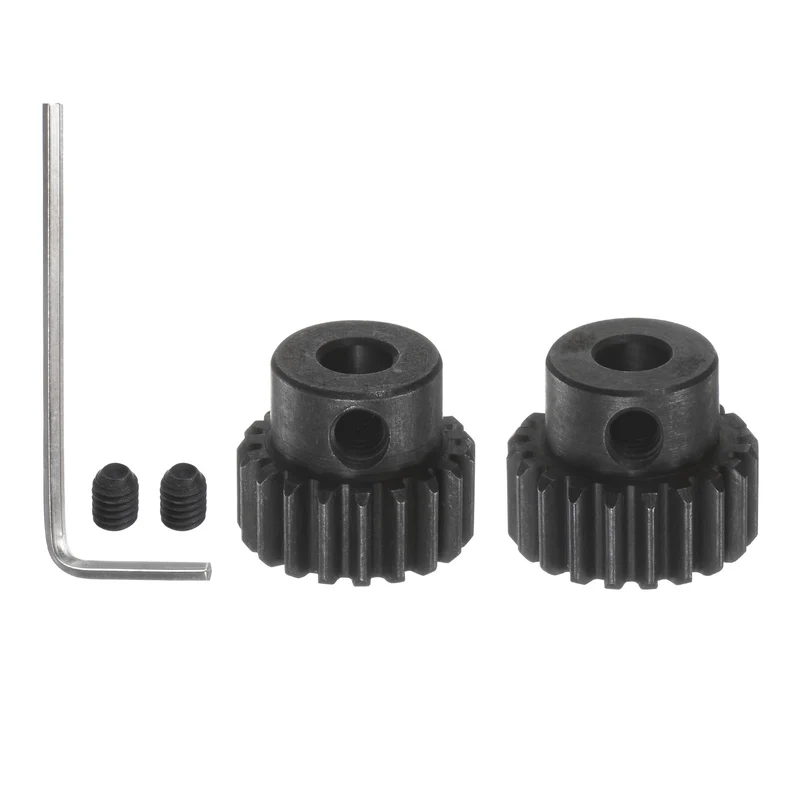 32P Hardened Pinion Motor Gear Set 19T 20T Fit 5mm RC Motor Shaft