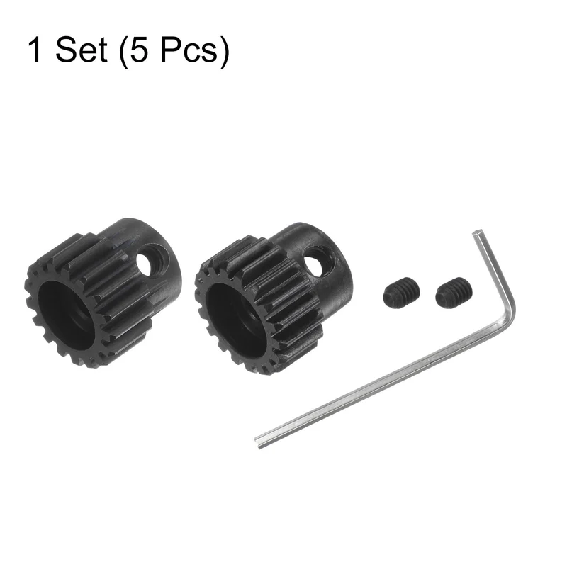 32P Hardened Pinion Motor Gear Set 17T 18T Fit 5mm RC Motor Shaft