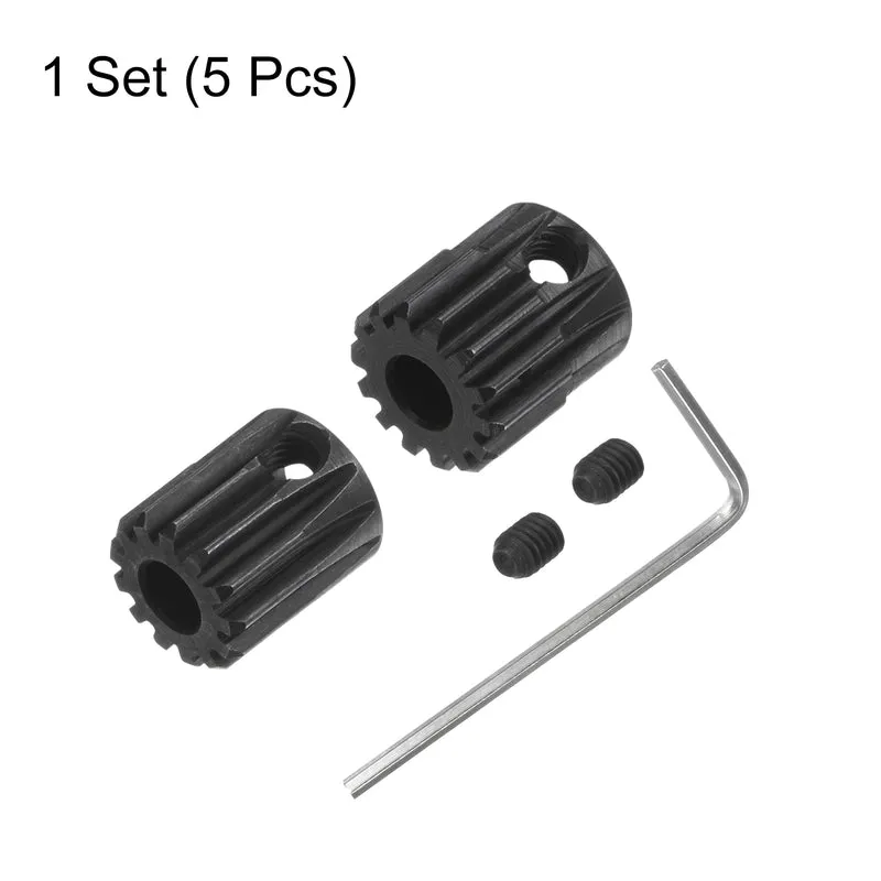 32P Hardened Pinion Motor Gear Set 13T 14T Fit 5mm RC Motor Shaft