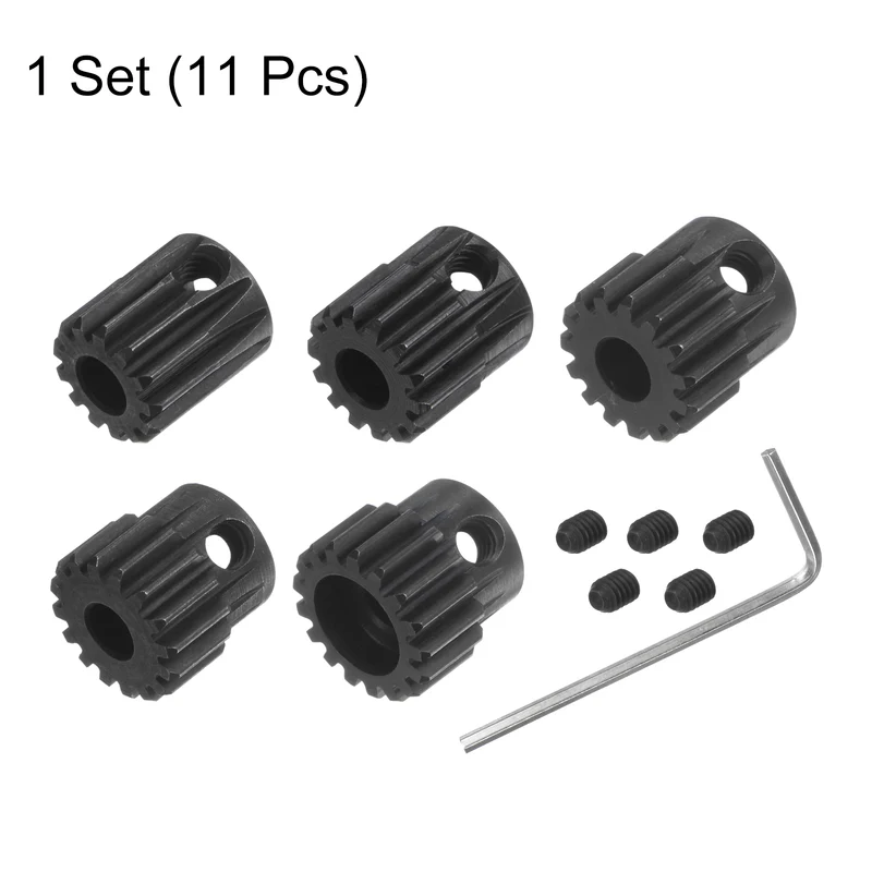 32P Hardened Pinion Motor Gear Set 13T 14T 15T 16T 17T Fit 5mm RC Motor Shaft