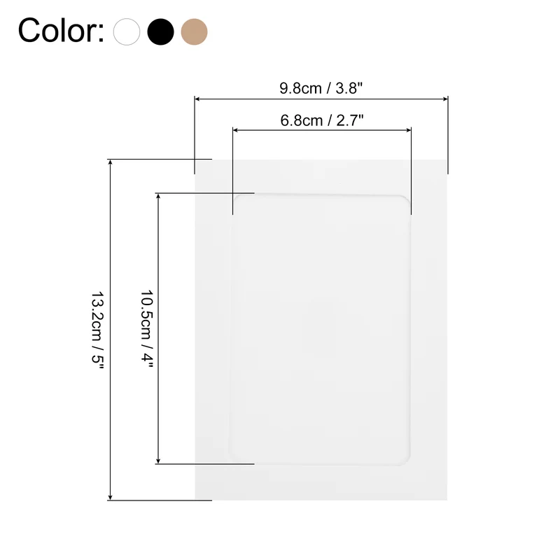30PCS 5 x 4 Inch Paper Photo Frames, Black&White