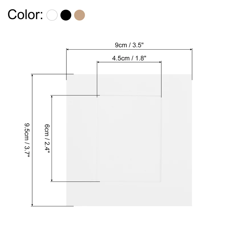 30PCS 4 x 4 Inch Paper Photo Frames with Clips & Strings, 3 Assorted Color