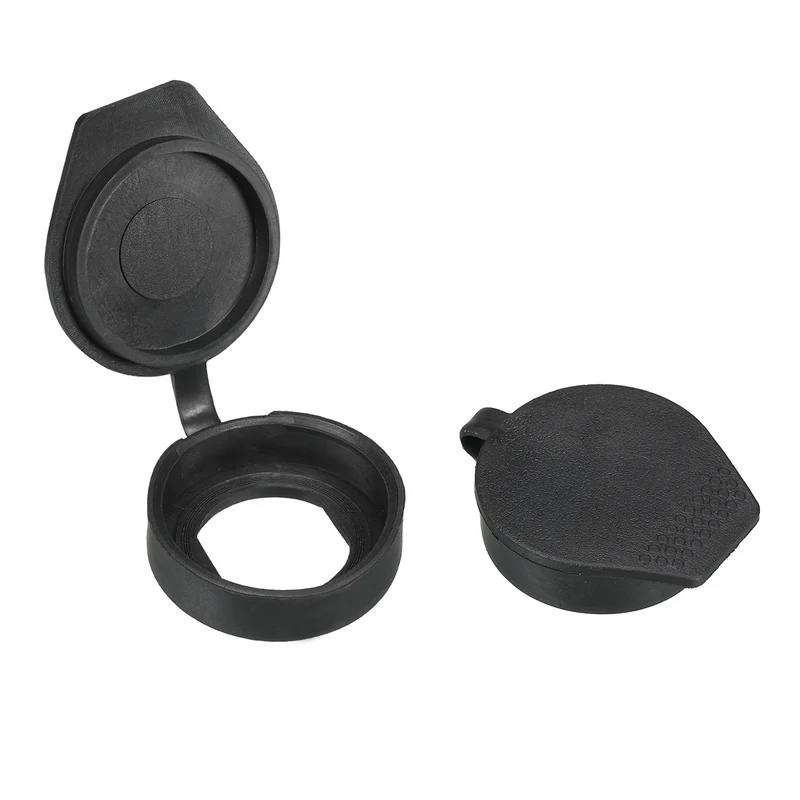 22mm Door Lock Dust Cover, 10 Pack PE Plastic Waterproof Keys Panel Cam Lock Dust Cover Caps for 22mm Cam Lock, Black