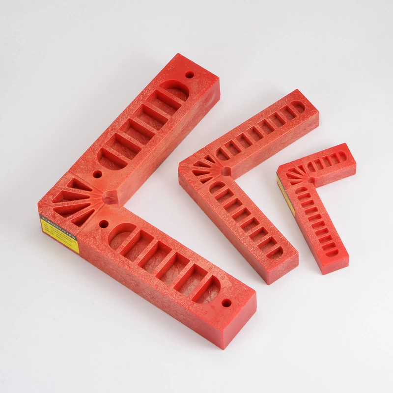 6pcs 90 Degree Positioning Squares 3"/4"/6" Right Angle Corner Clamps, Red