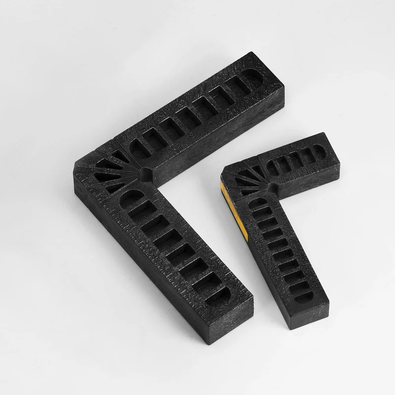 8pcs 90 Degree Positioning Squares 3"/4" Right Angle Corner Clamps, Black