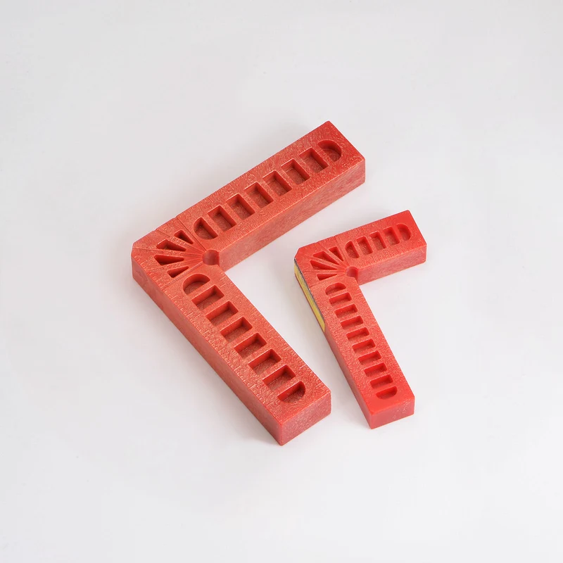 8pcs 90 Degree Positioning Squares 3"/4" Right Angle Corner Clamps, Red