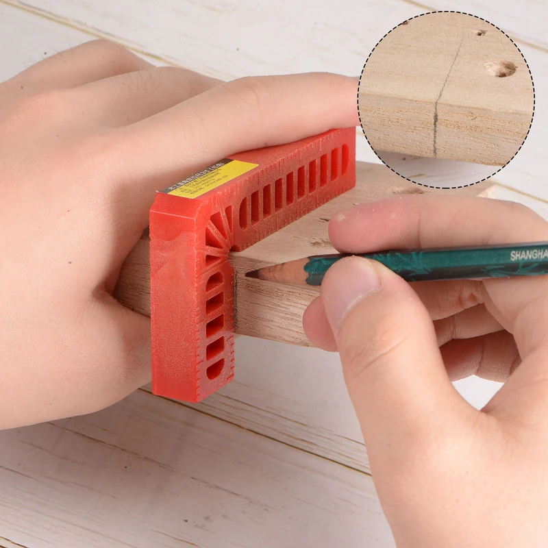 8pcs 90 Degree Positioning Squares 3"/4" Right Angle Corner Clamps, Red