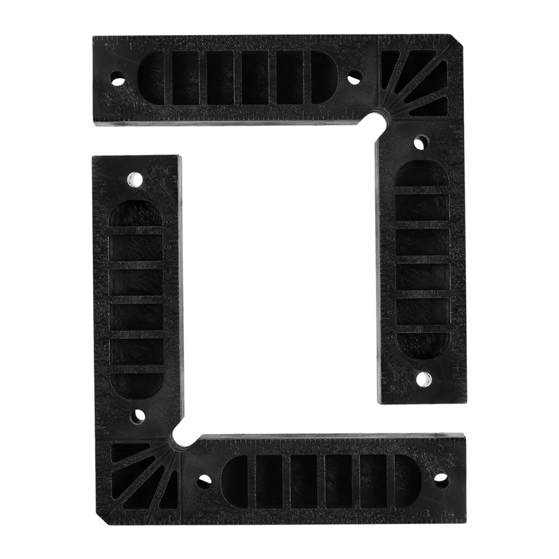 2pcs 90 Degree Positioning Squares 6"x6" Right Angle Corner Clamps, Black