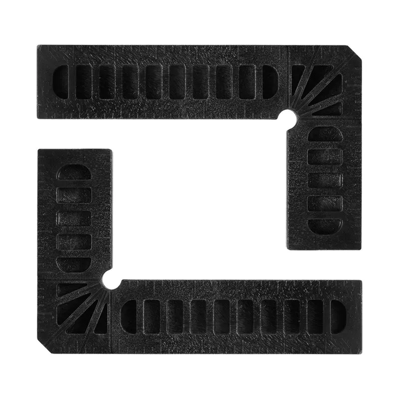 2pcs 90 Degree Positioning Squares 3"x2" Right Angle Corner Clamps, Black