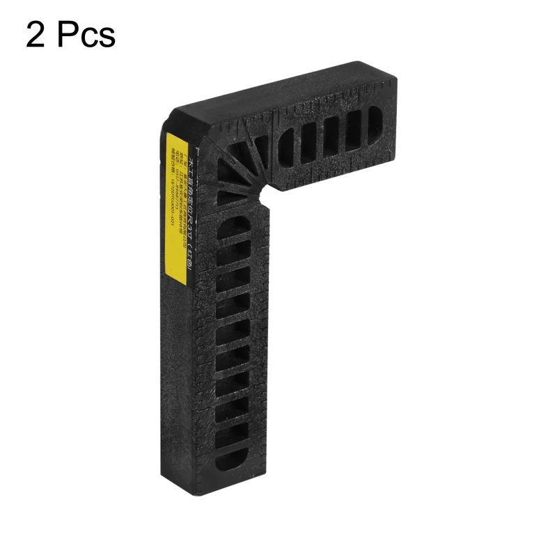 2pcs 90 Degree Positioning Squares 3"x2" Right Angle Corner Clamps, Black