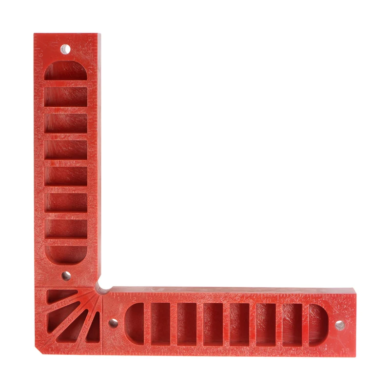 90 Degree Positioning Squares 8"x8" Right Angle Corner Clamps, Red