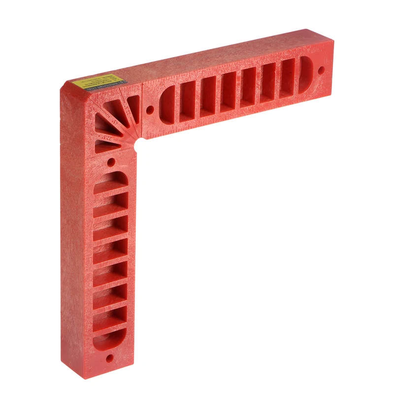 90 Degree Positioning Squares 8"x8" Right Angle Corner Clamps, Red