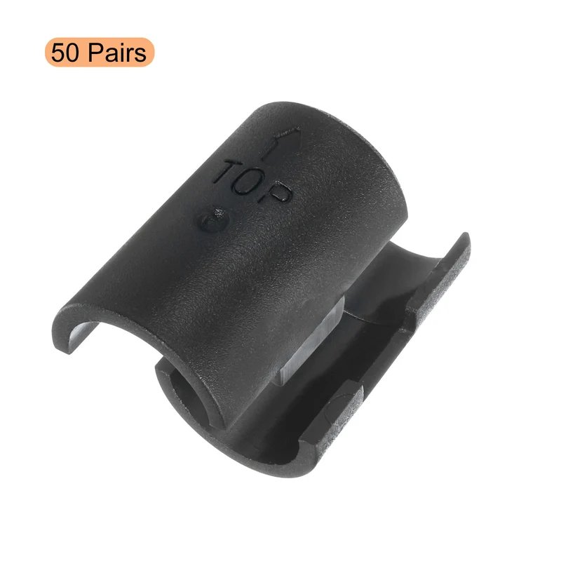 Wire Shelf Clips, 100pcs 3/4 Inch(19mm) Wire Shelving Lock Clips(50 Pairs)